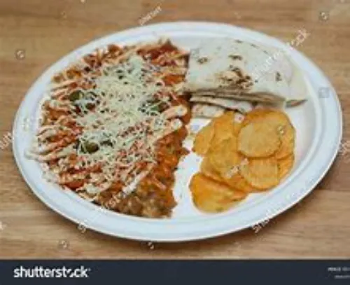 Mexican Kuboos Plate Cheese